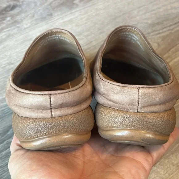 Dansko Glenna Clogs Mules Brown Leather Womens‎ 9.5-10 EU 40 - Picture 5 of 8